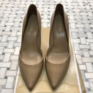 Michael Kors Nude Patent Pumps